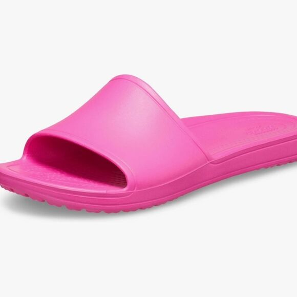 Crocs Kadee Slide Sandal- Electric Pink - Picture 7 of 11